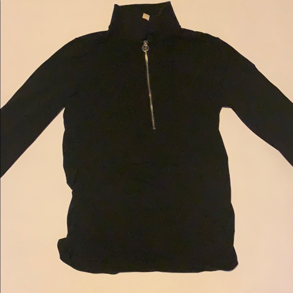 Michael Kors long sleeve 1/4 zip pull over L